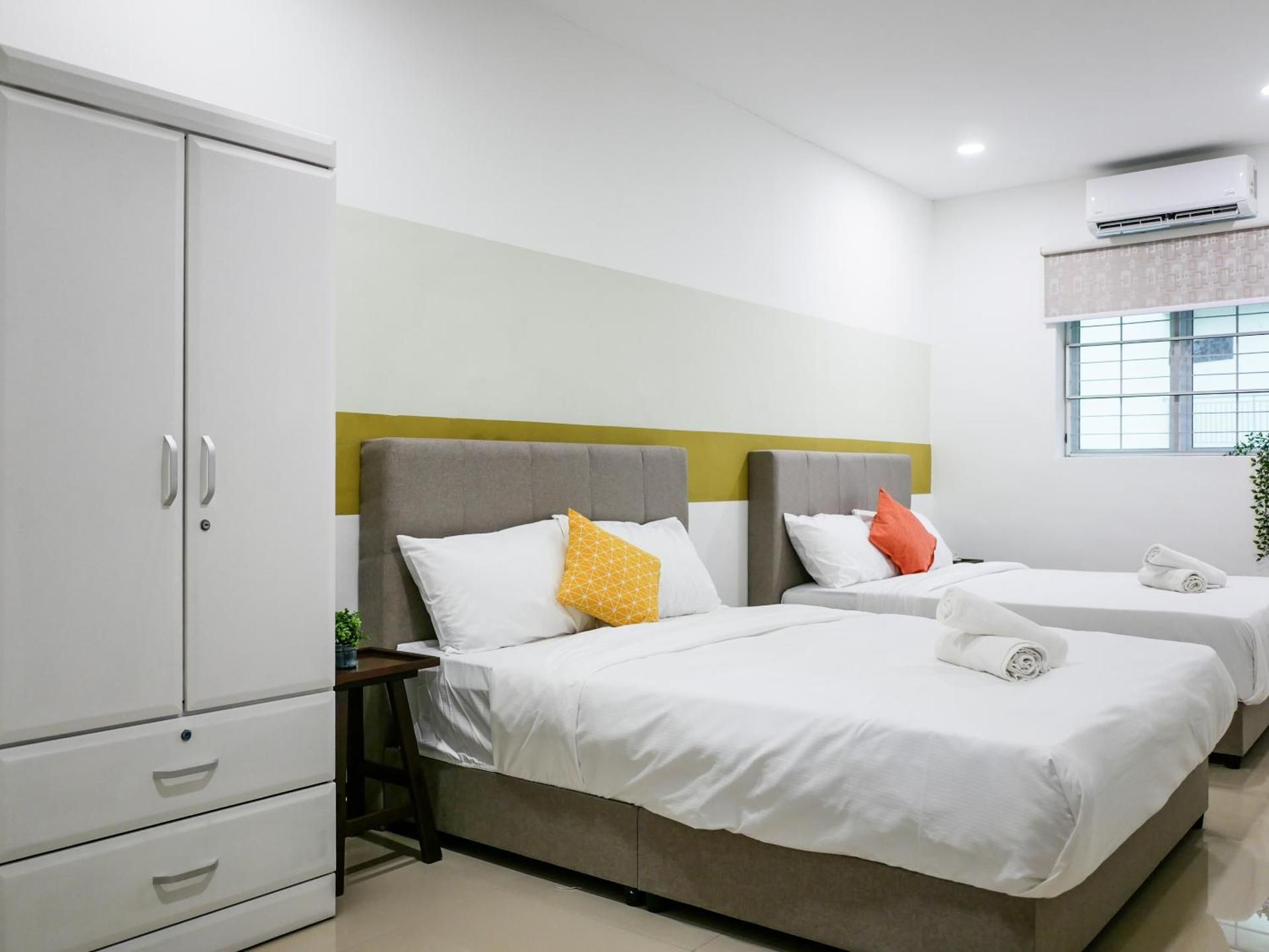 Family Room with Shared Bathroom