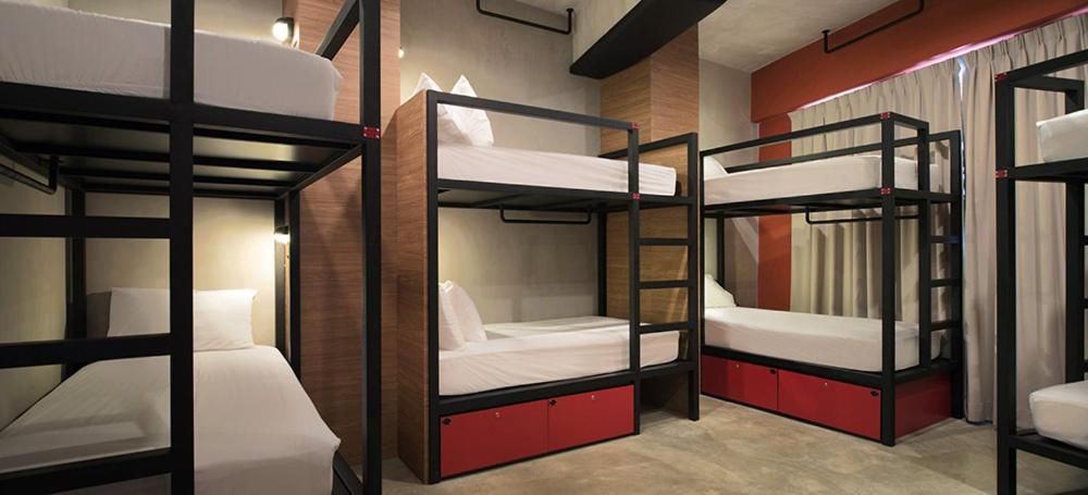 Tido Hostel Penang Upper Bunk Bed in Female Dormitory Room 2