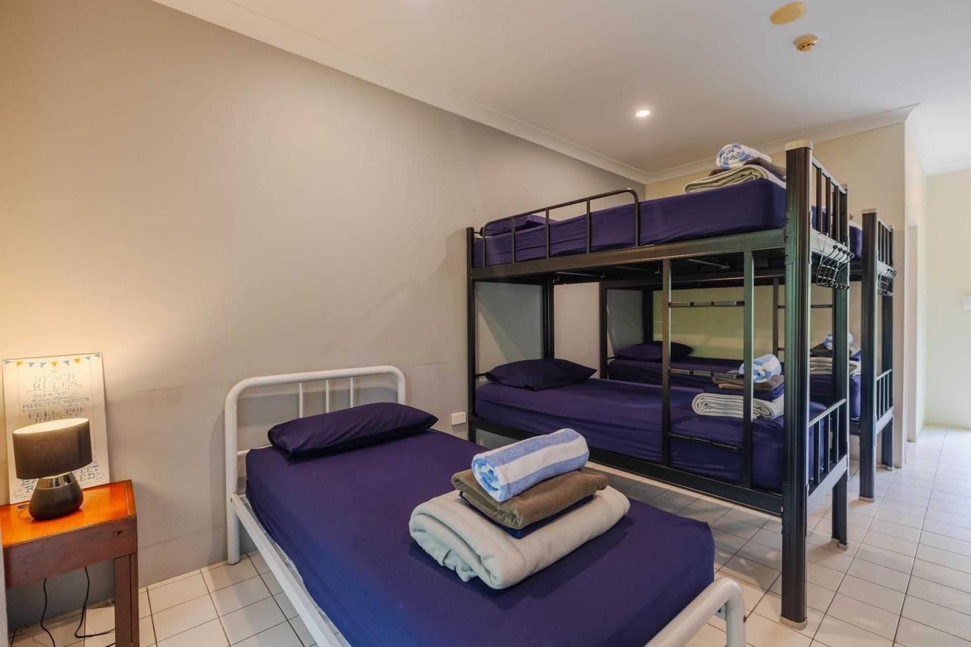 Bunk Bed in Male Dormitory Room 
