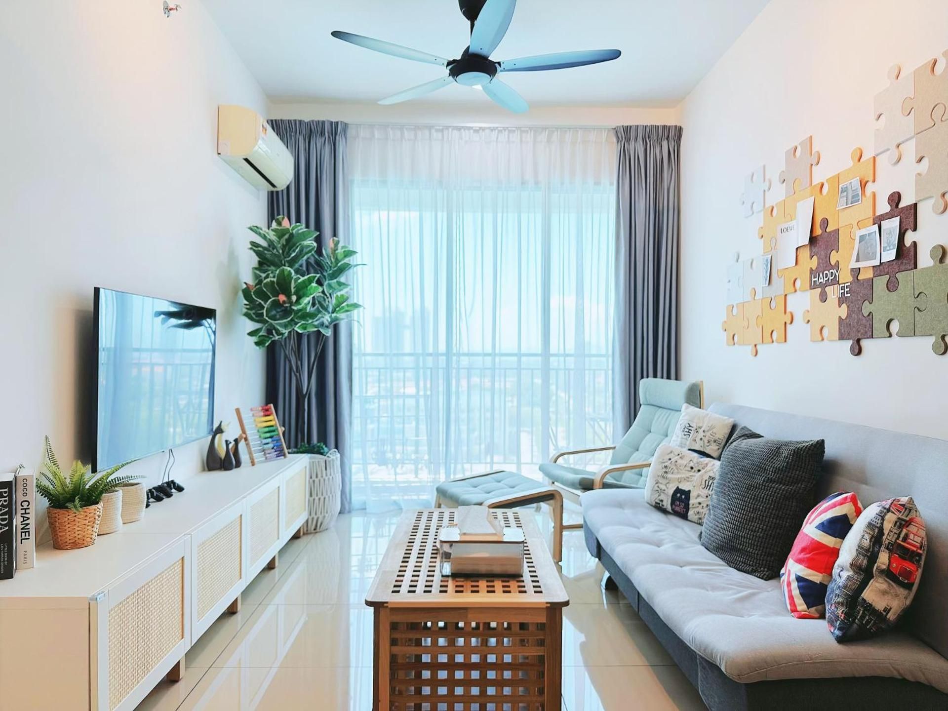 Two-Bedroom Apartment with Balcony