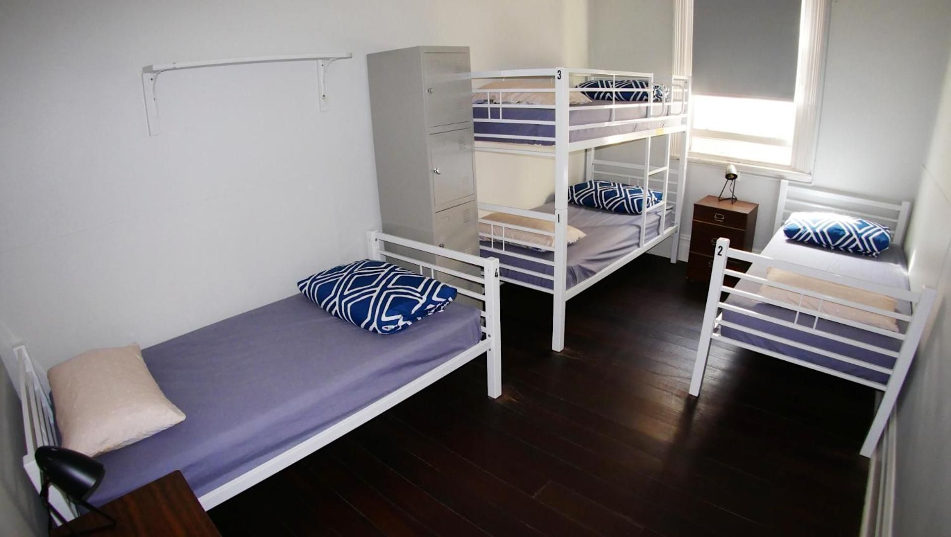 Bed in 4-Bed Male Dormitory Room