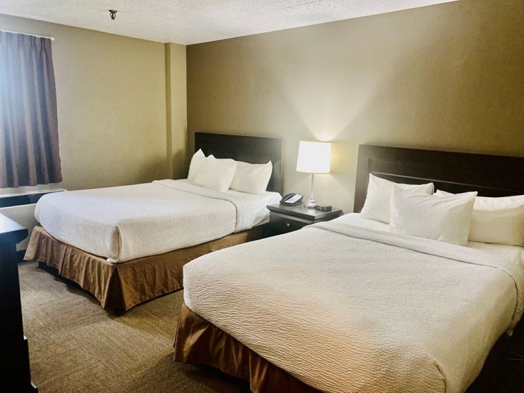 One Queen One Double Room