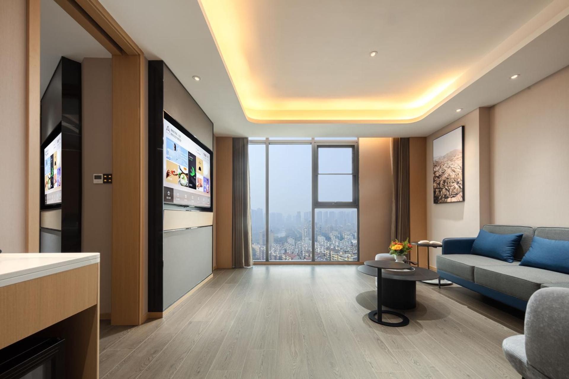 Atour Hotel Jiujiang Railway Station Changhong Avenue Atour - JIMU Suite, City View 2