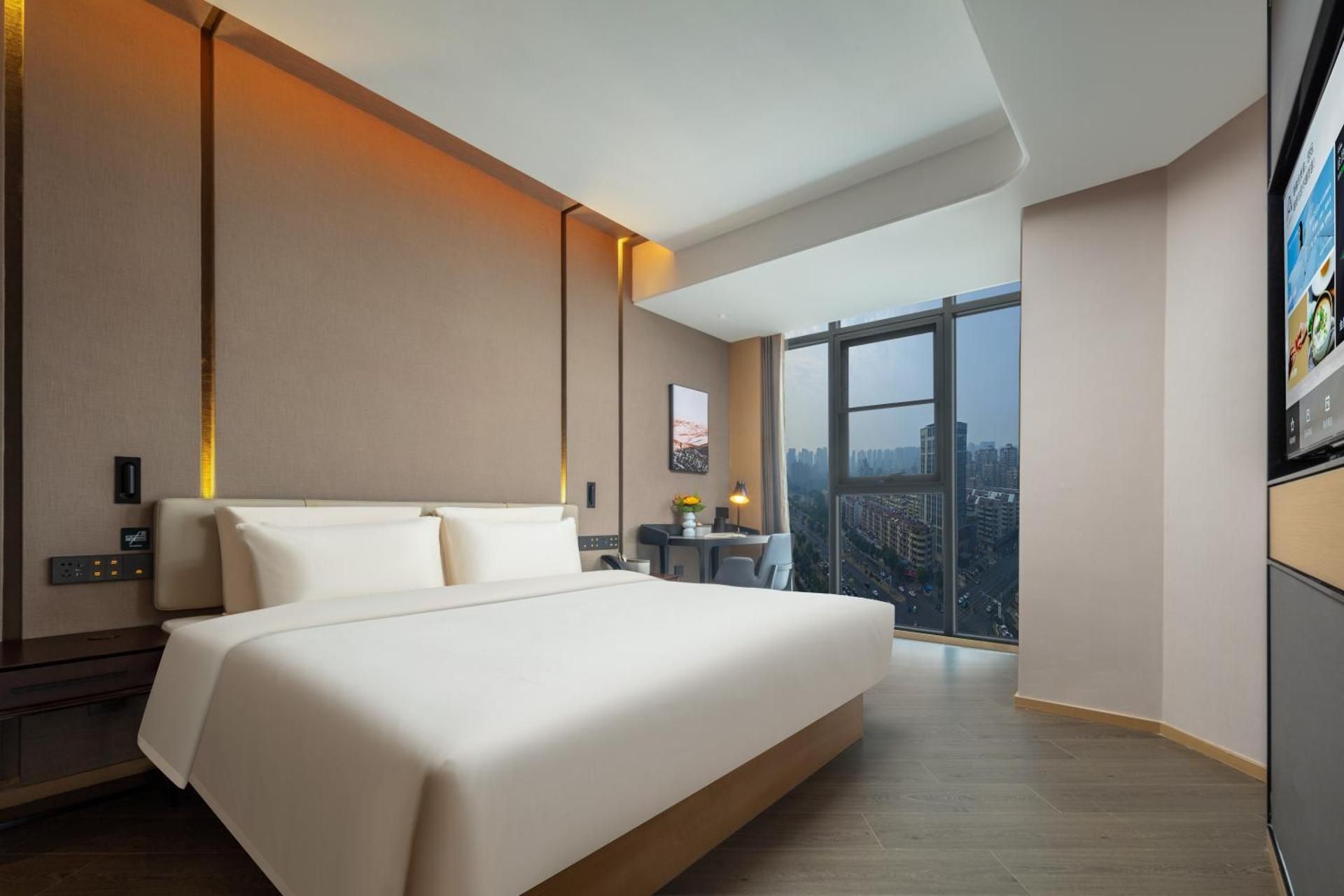 Atour Hotel Jiujiang Railway Station Changhong Avenue Atour - JIMU Suite, City View