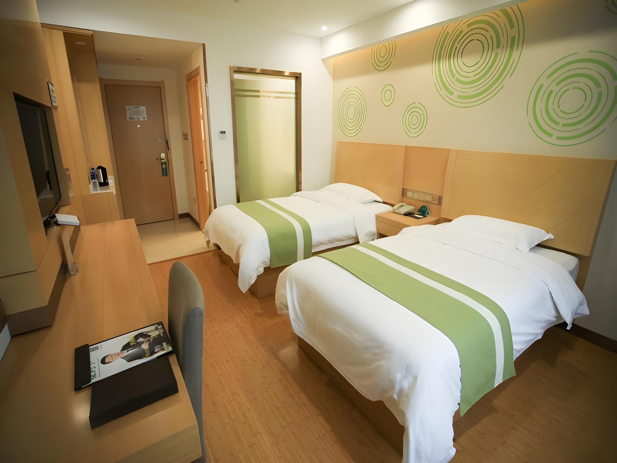 GreenTree Inn Jiujiang Development Zone Changjiang Avenue Guest Twin Room