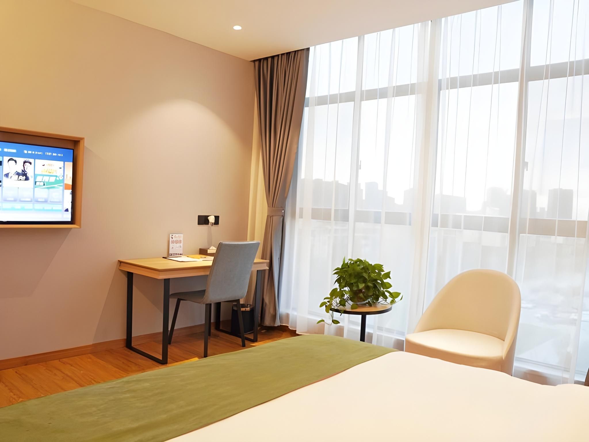 Green Tree Inn Express Jiangxi Jiujiang Ruichang Gongyuan Road Deluxe Room Queen 2