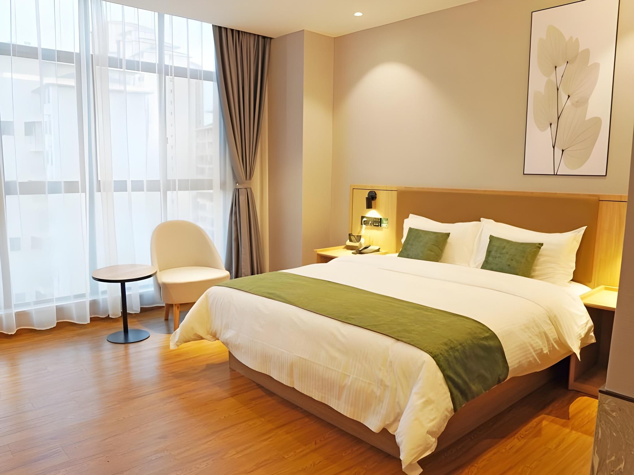 Green Tree Inn Express Jiangxi Jiujiang Ruichang Gongyuan Road Deluxe Room Queen