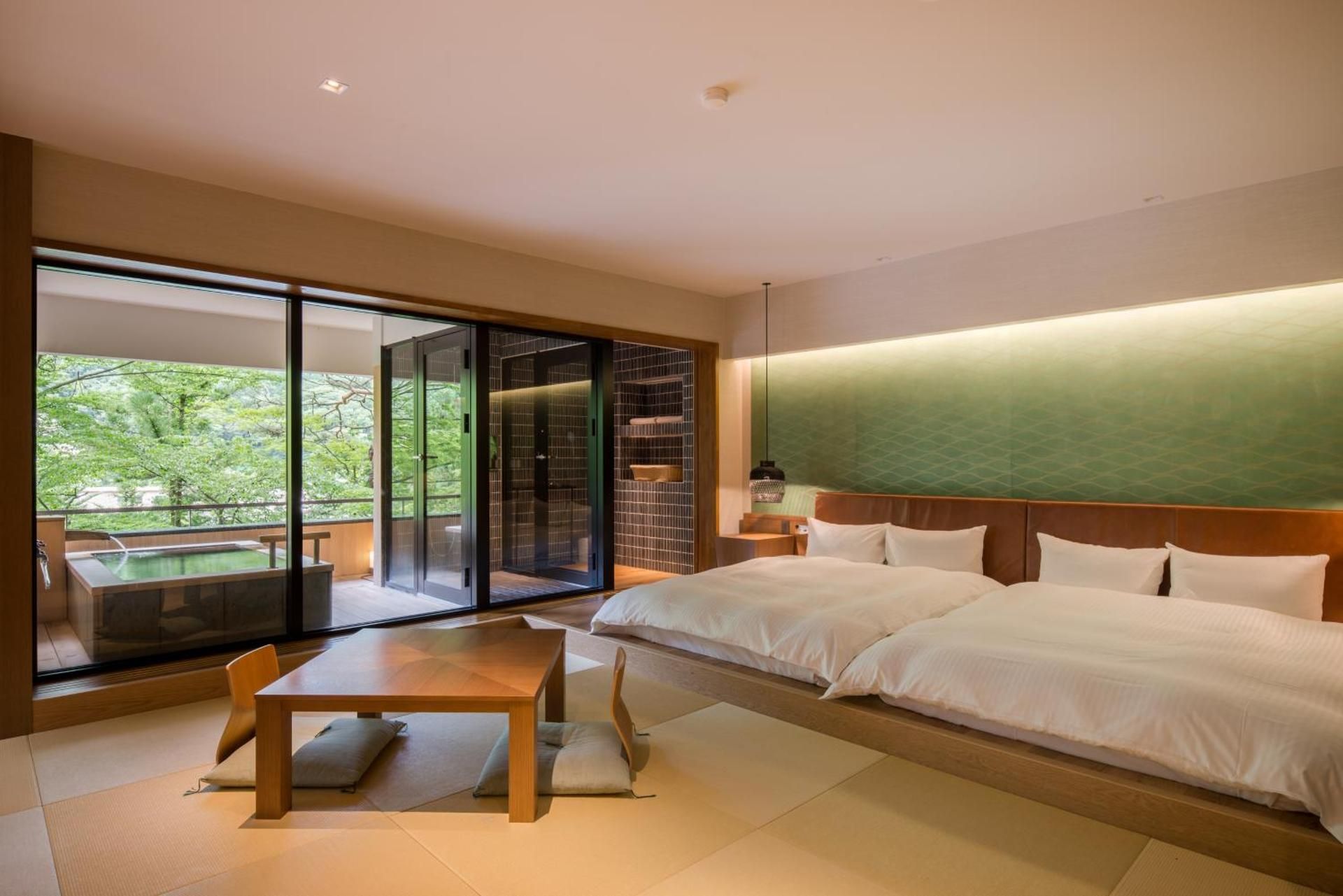 Room with Tatami Area and Open-Air Bath