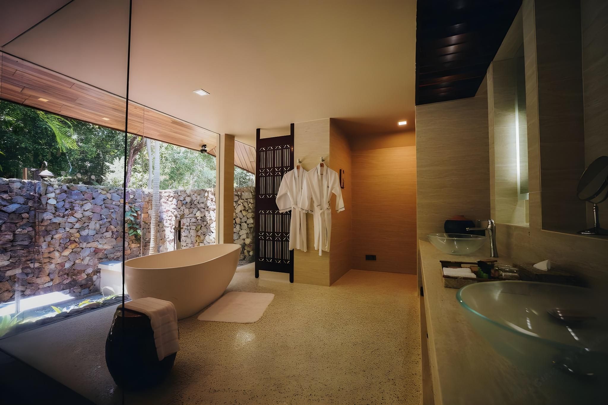 Beachfront Villa Twin