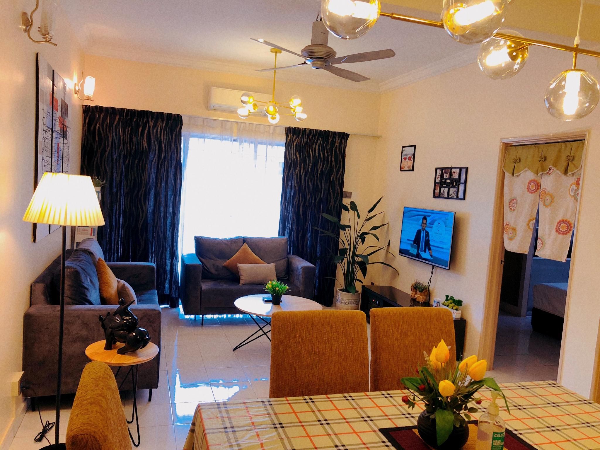 Three-Bedroom Executive Apartment with Balcony