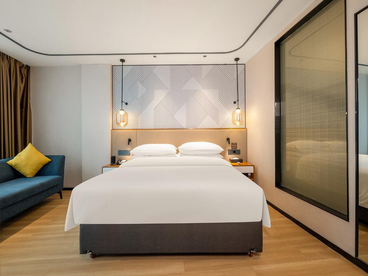 Borrman Hotel Beihai Hepu High-Speed Railway Station Haisi Shougang Intelligent Standard Queen Room 2