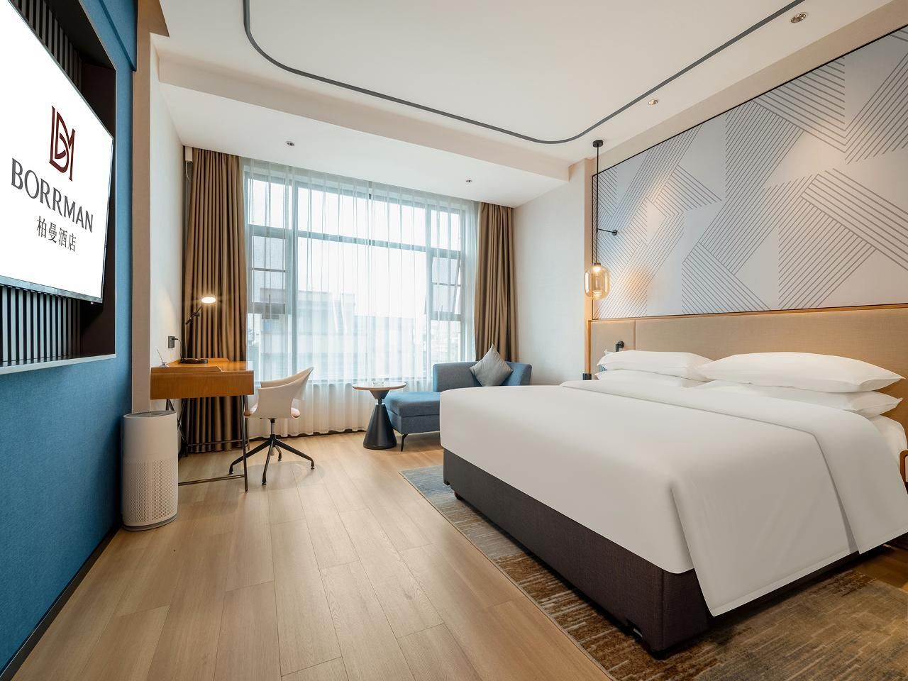 Borrman Hotel Beihai Hepu High-Speed Railway Station Haisi Shougang Dossen - Smart Deluxe 1 Bed Room