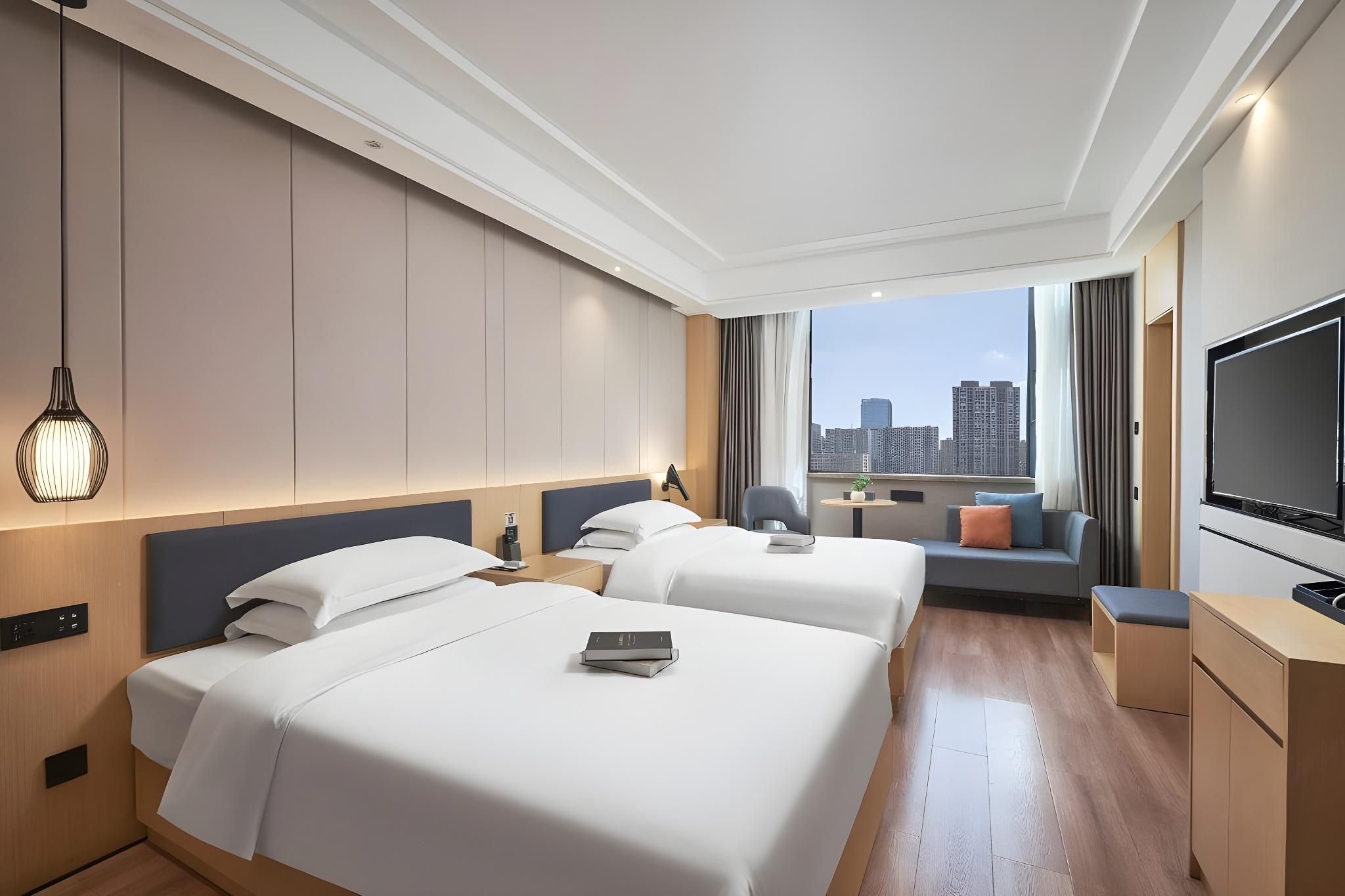 Vyluk Hotel Changsha Wuyi Square Huangtuling Metro Station Select Twin Room 2
