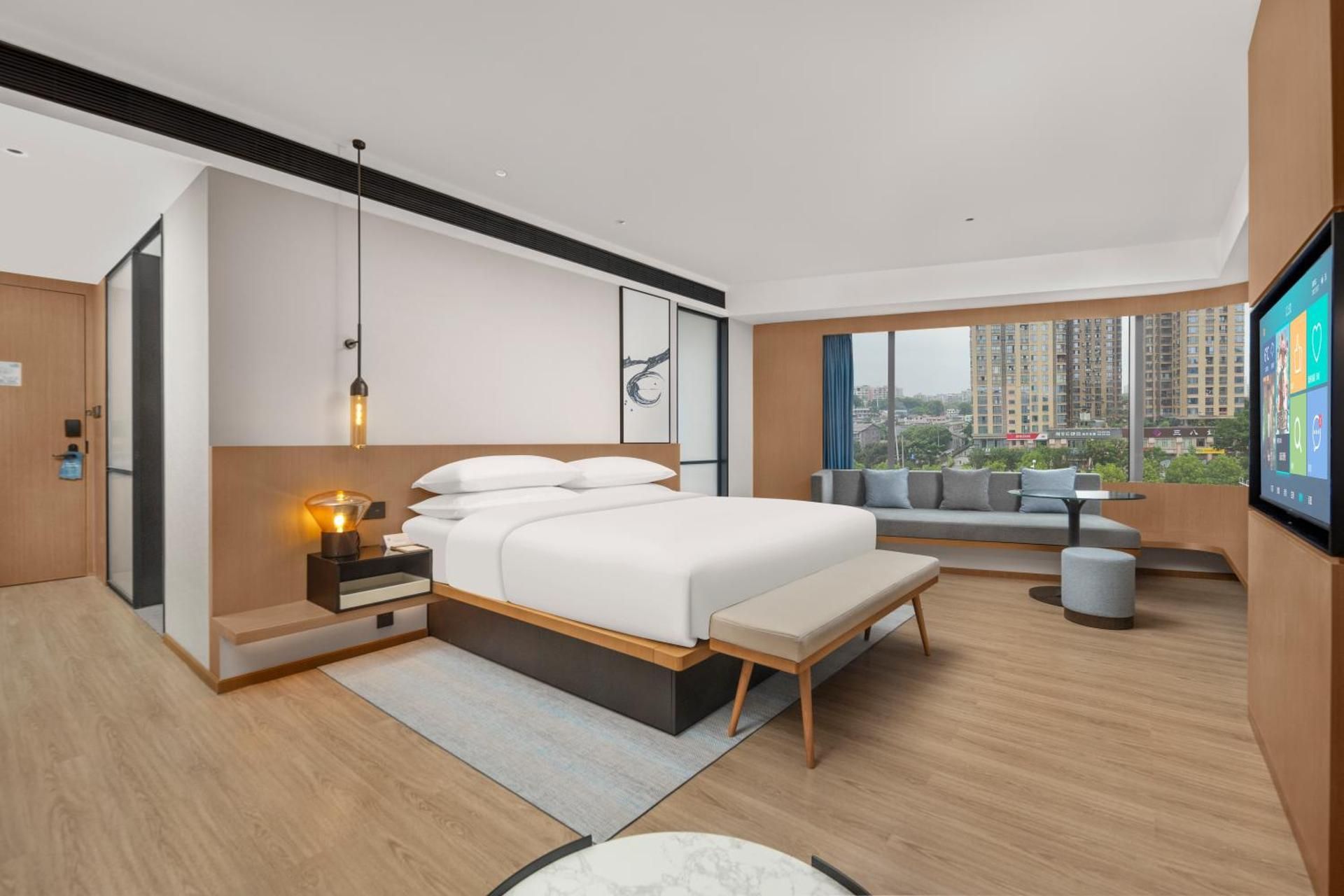 Executive, Guest room, 1 King, City view
