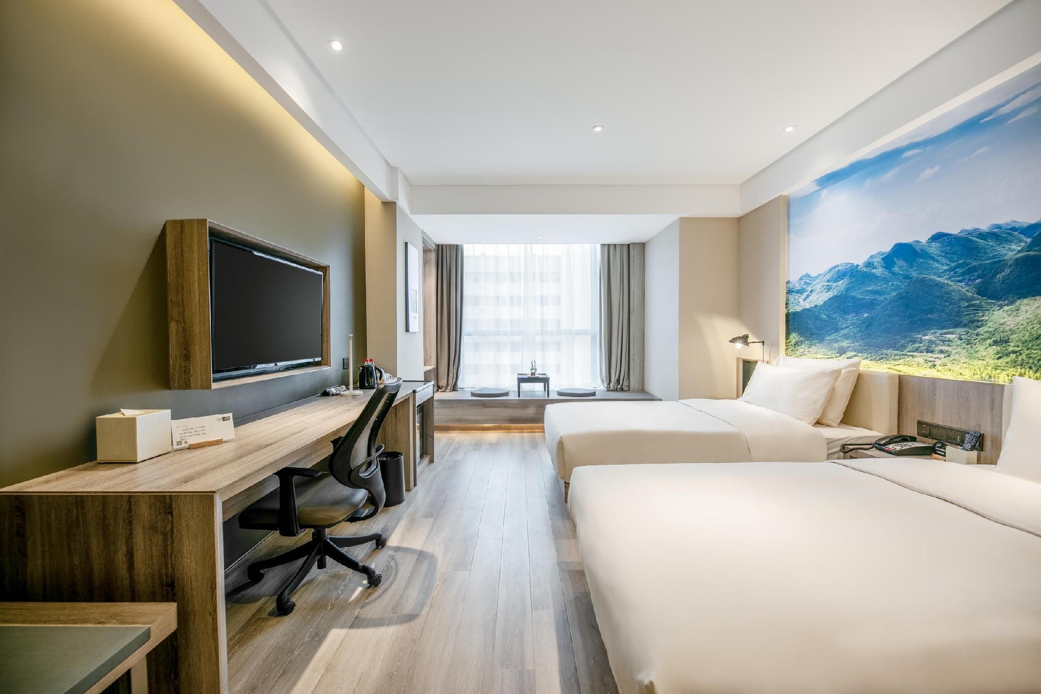 Atour - JIMU Twin Room with City View
