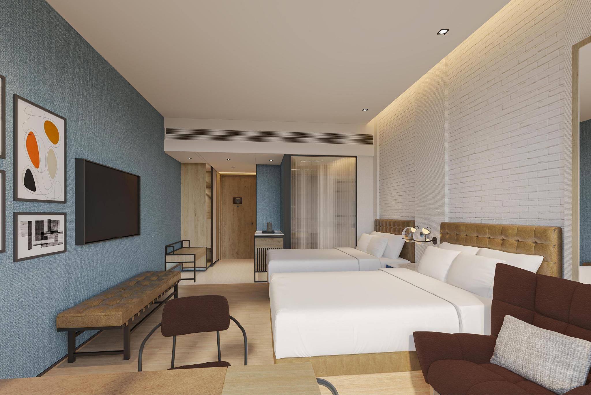 Deluxe Double Room with City View