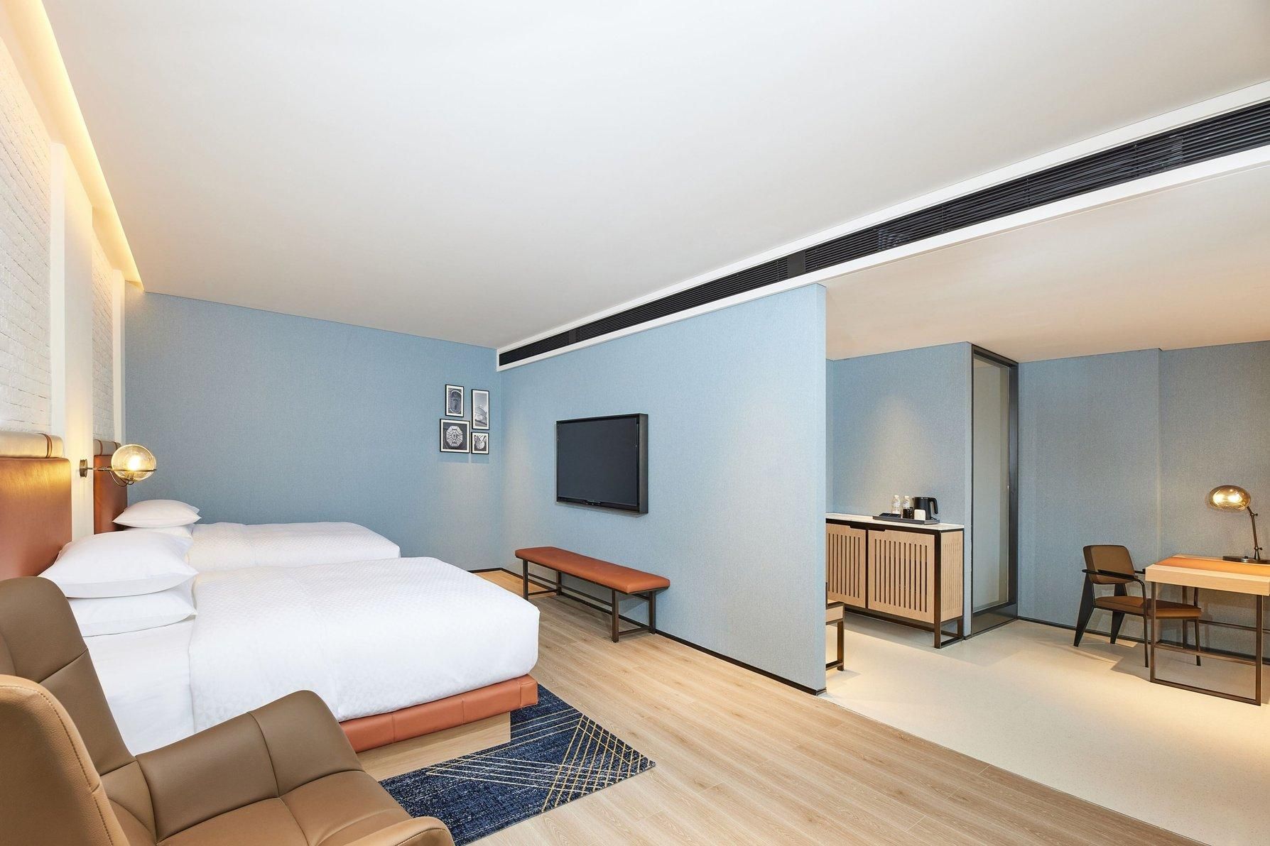 Highfloor Selected Double, Guest room, 2 Double, City view