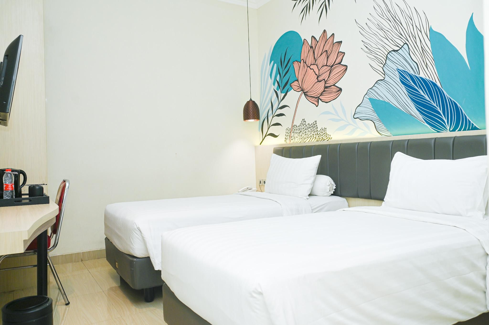 KESUMA FRONT ONE BOUTIQUE HOTEL PALEMBANG Superior Twin Room 2