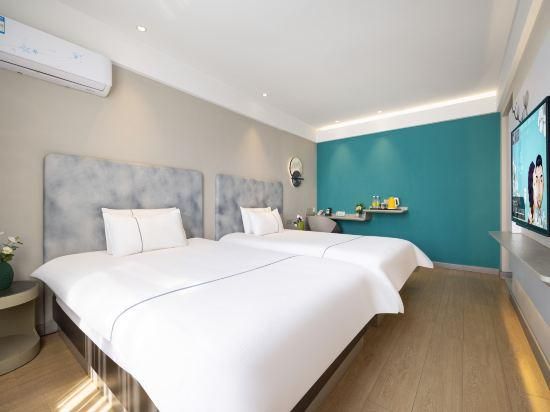 Magnotel Hotel Dandong Railway Yalv River WH - Lanshu Twin Bed Room