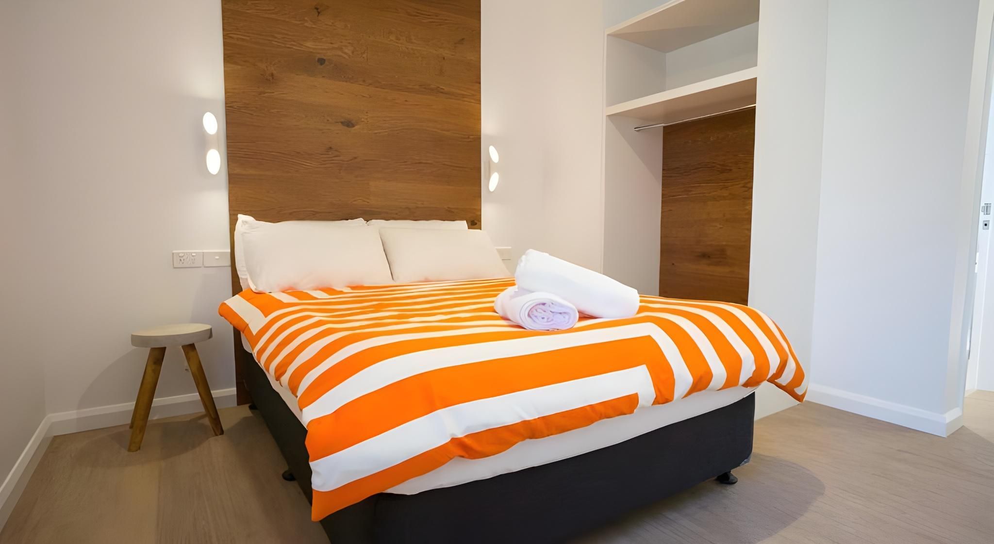 Double and 2 Single Beds with Shared Bathroom