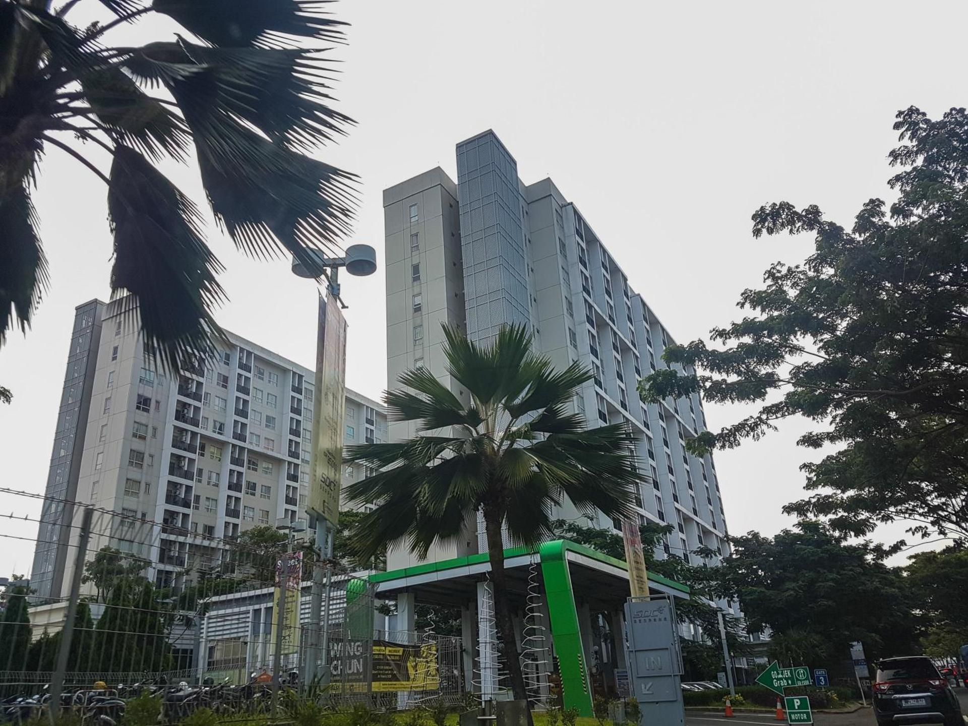 Minimalist 1BR at Scientia Residence By Travelio