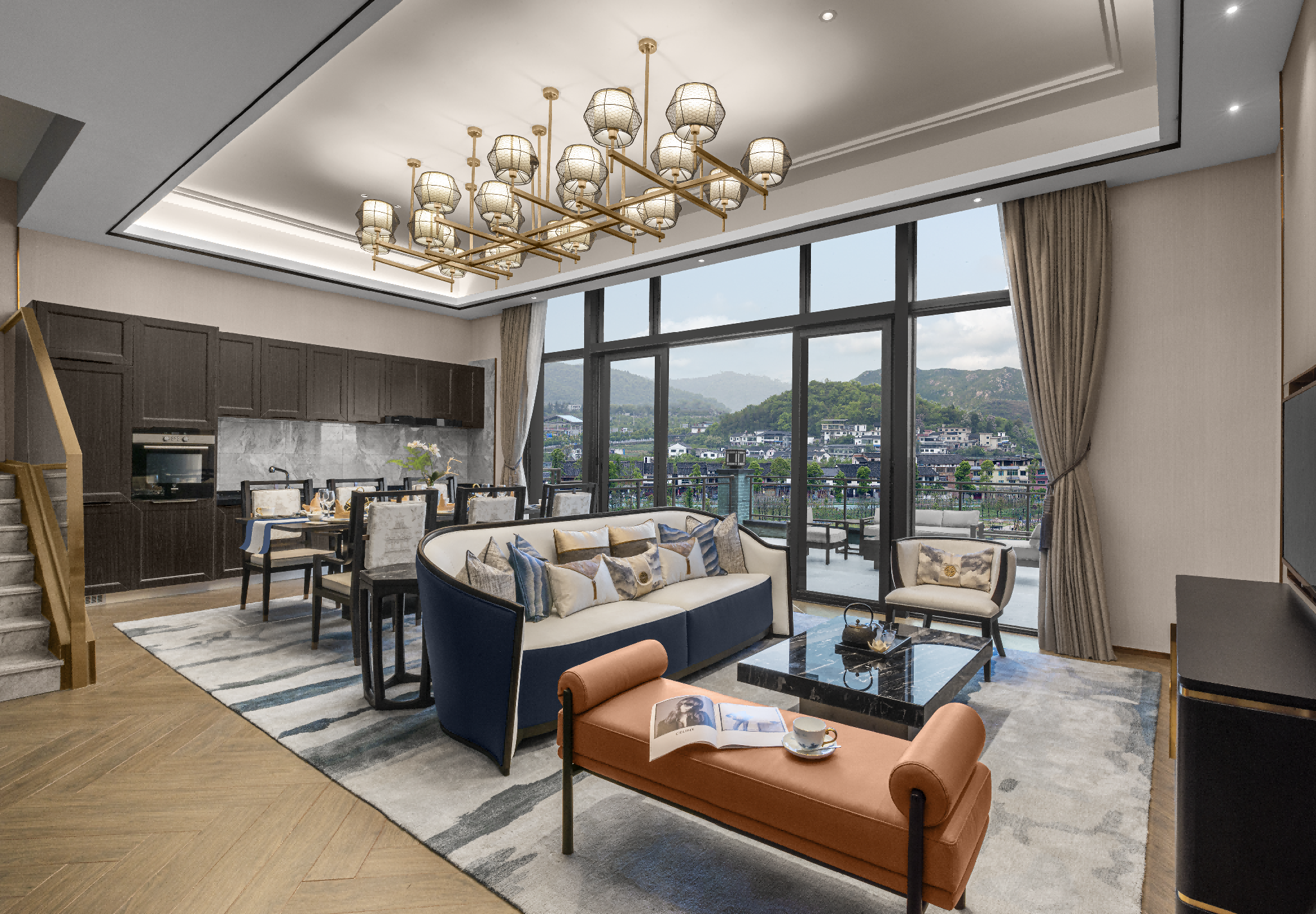 FY - Yueju Qingfeng Courtyard 3 Bedroom Villa