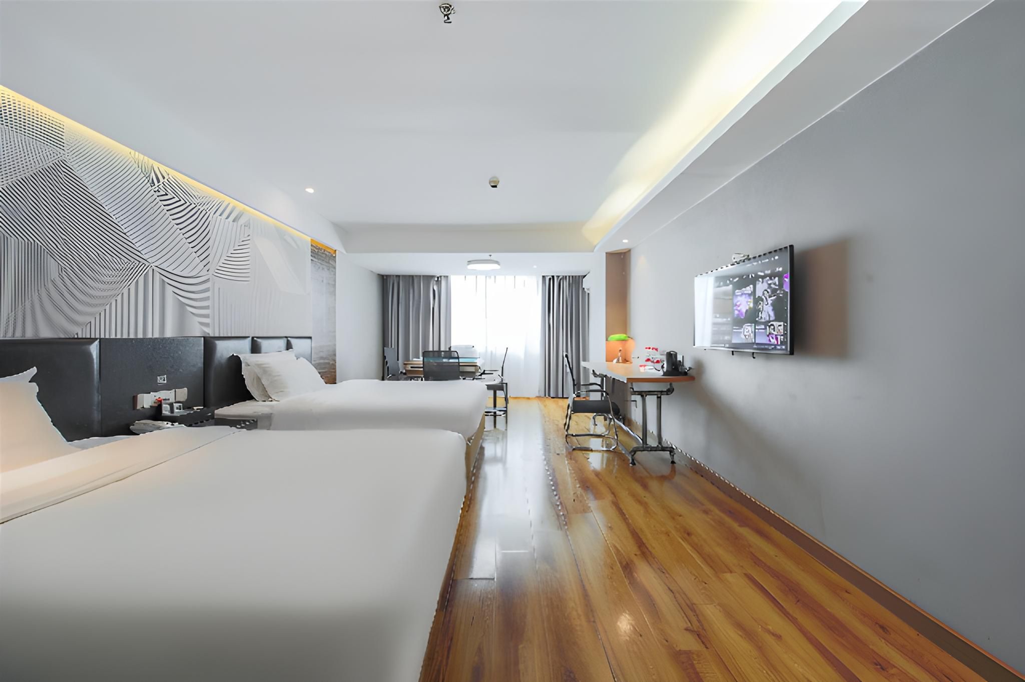 Borrman Hotel Heyuan Party School Wanlong City Fountain Dossen - Deluxe Twin Room 2