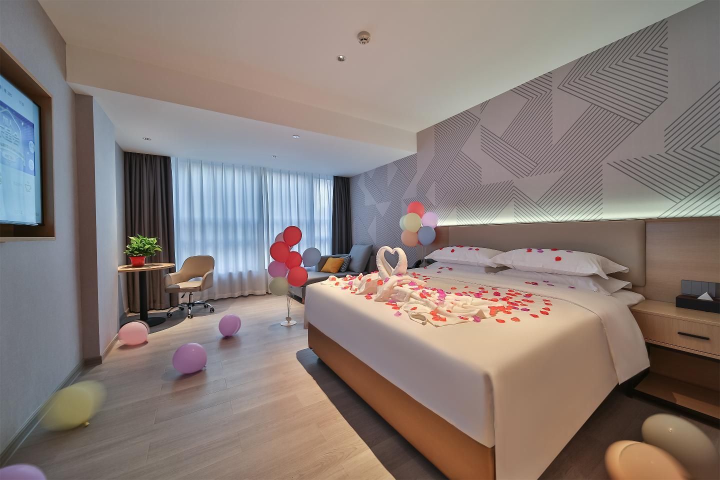 Borrman Hotel Heyuan Jianji Wanda Dossen - Superior Bed Room