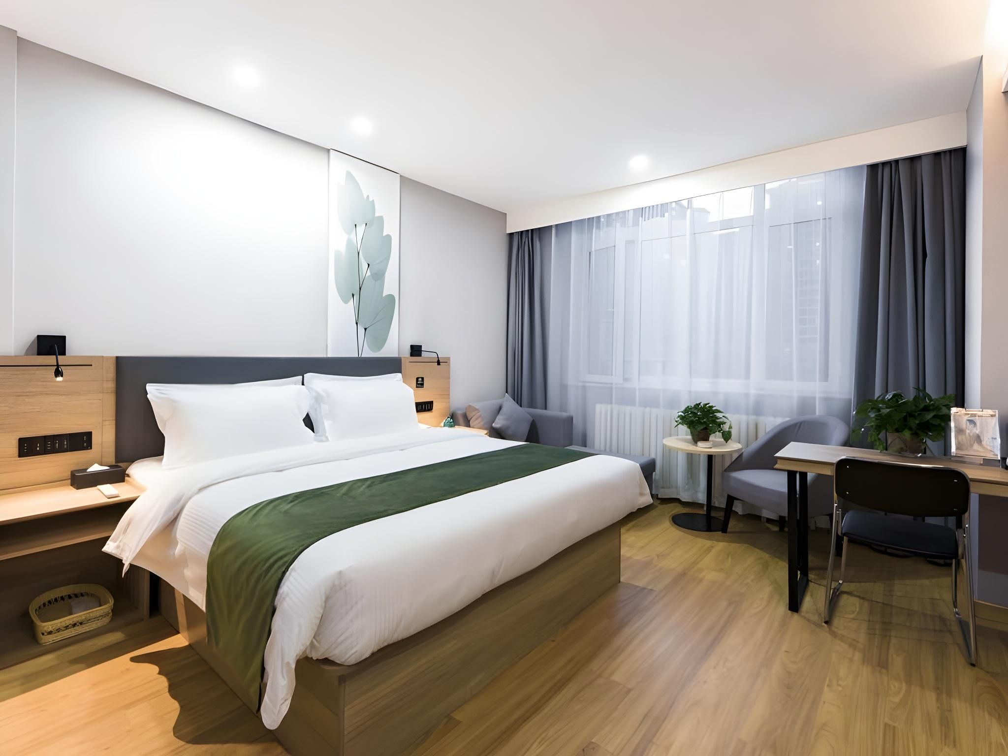 GreenTree Inn Hohhot Yuquan District Taoli West Street Hotel Queen Room
