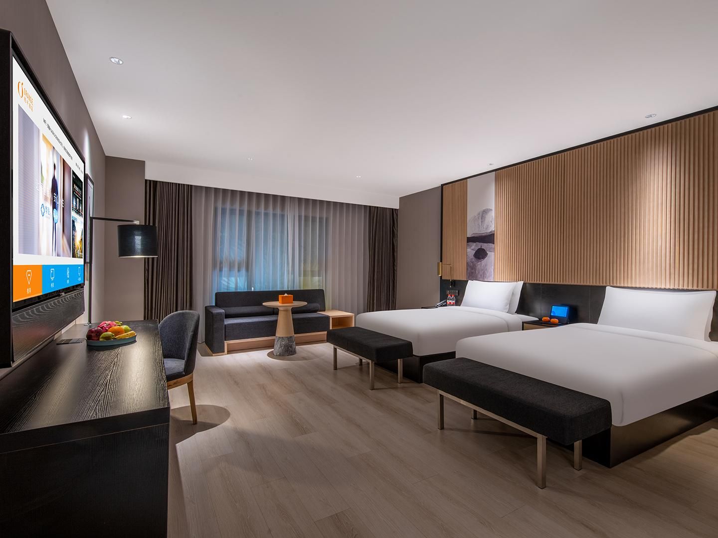 Huazhu - Zen Twin Room, Indoor View