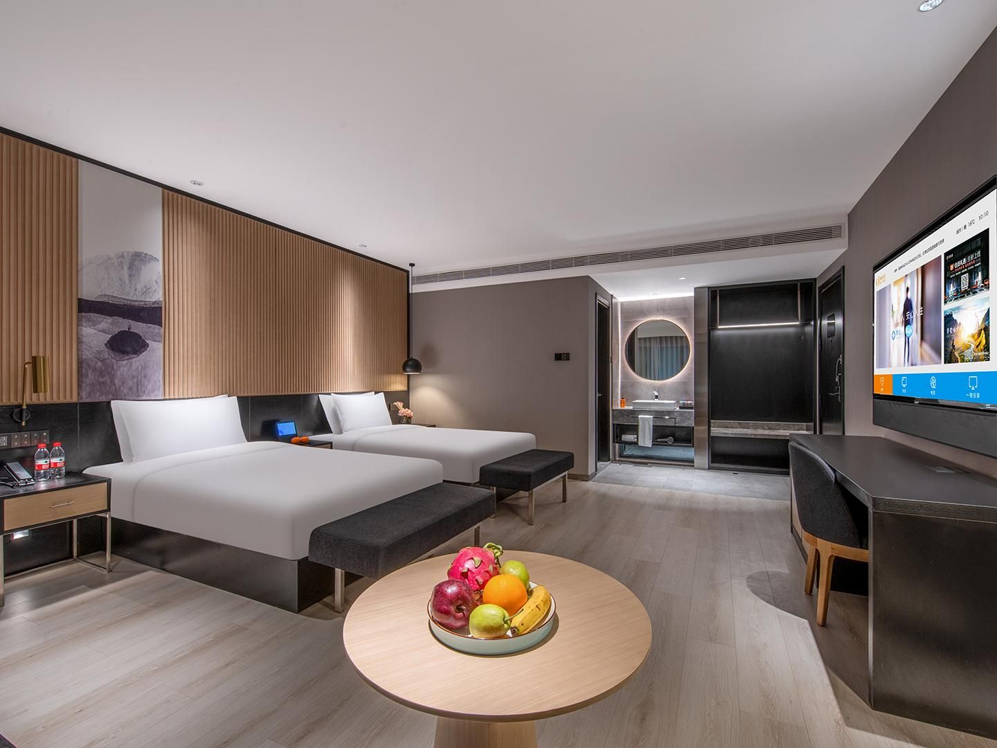 Huazhu - Zen Twin Room, Indoor View