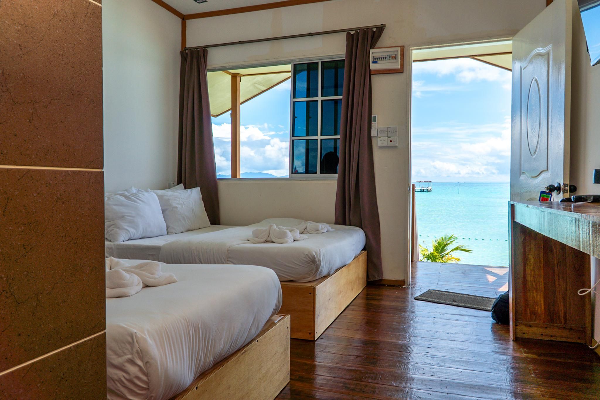 Panglima Resort Semporna Superior Triple Sea View Room 2