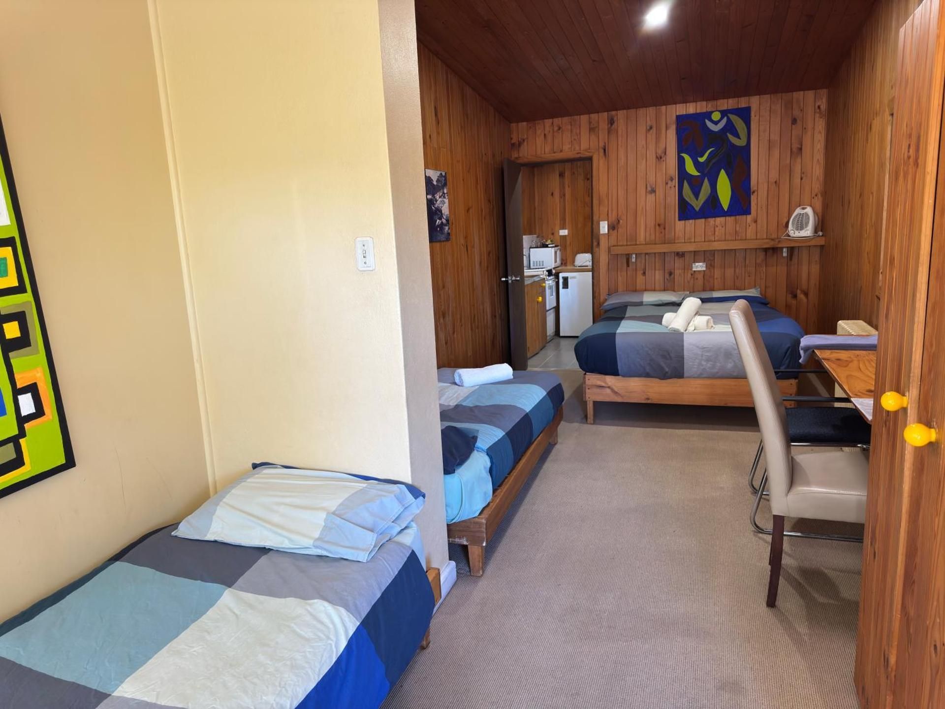 Family Room - 1 Double Bed and 2 Single Beds