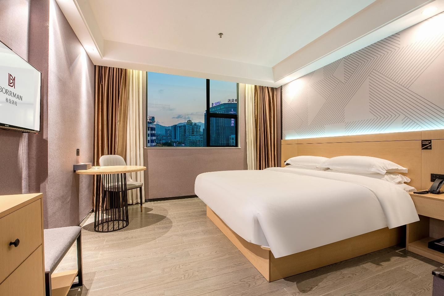 Borman Hotel Jiangmen Yingbin Avenue Wuyi University Dossen - Superior Bed Room