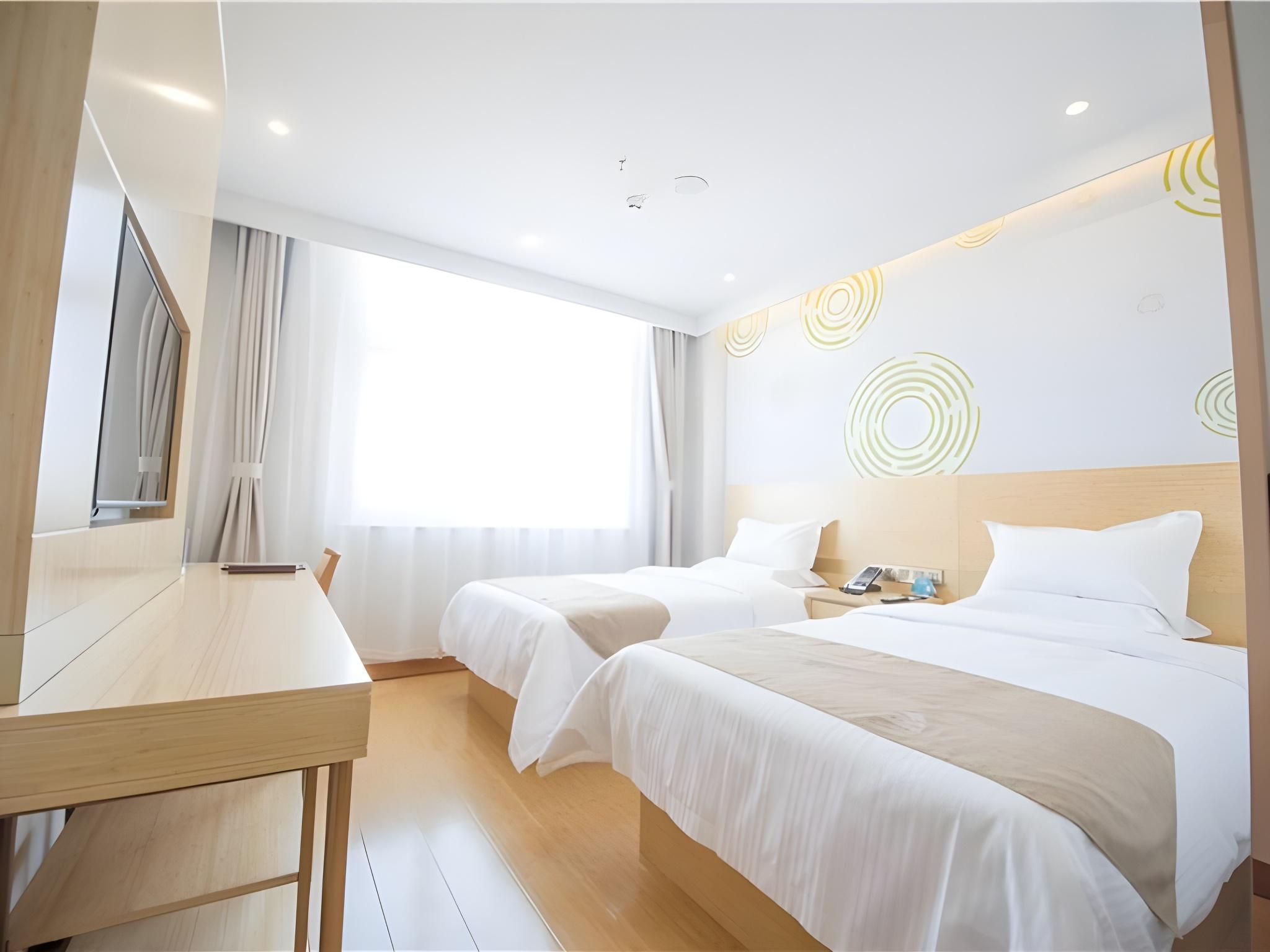GreenTree Inn Langfang City Wen'an County Beach Town Anzu Road Guest Twin Room