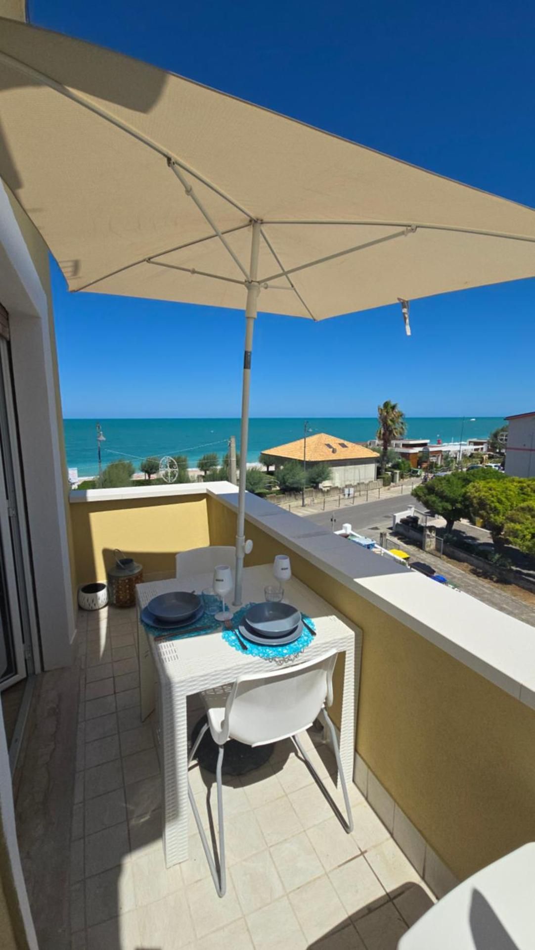 One-Bedroom Apartment with Balcony and Sea View