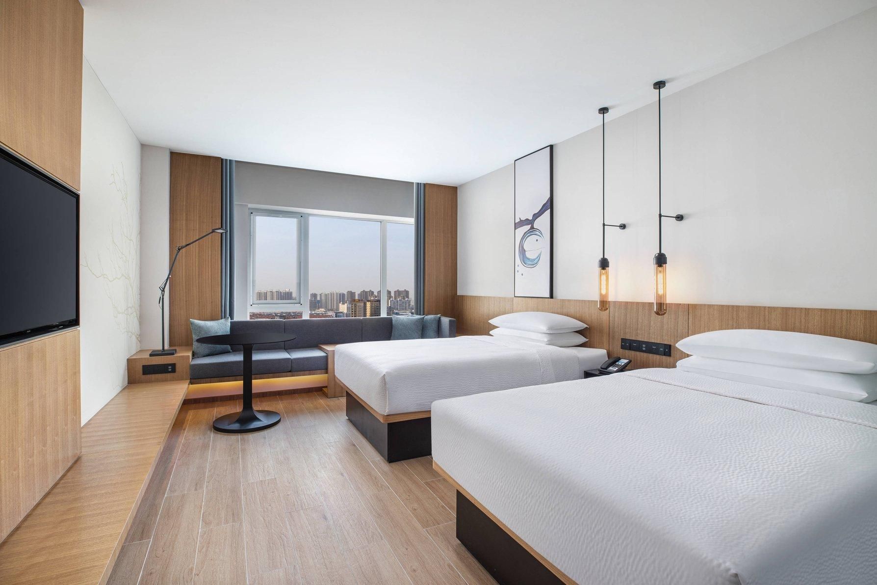 Standard Double Room, Guest room, 2 Double, City view