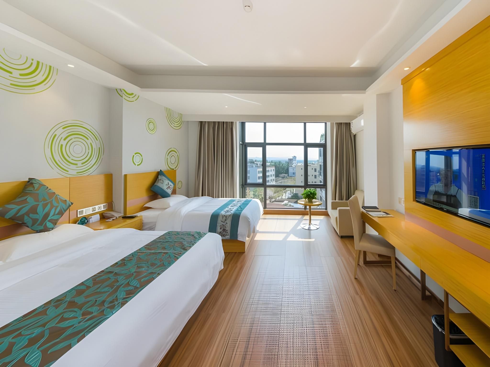 GreenTree Inn Qionghai Bo'ao Railway Station Family Room