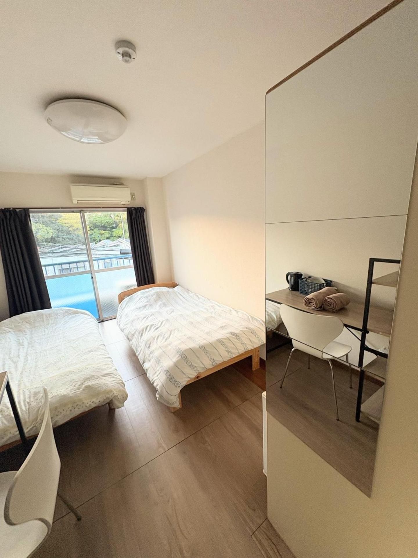 Studio with Balcony