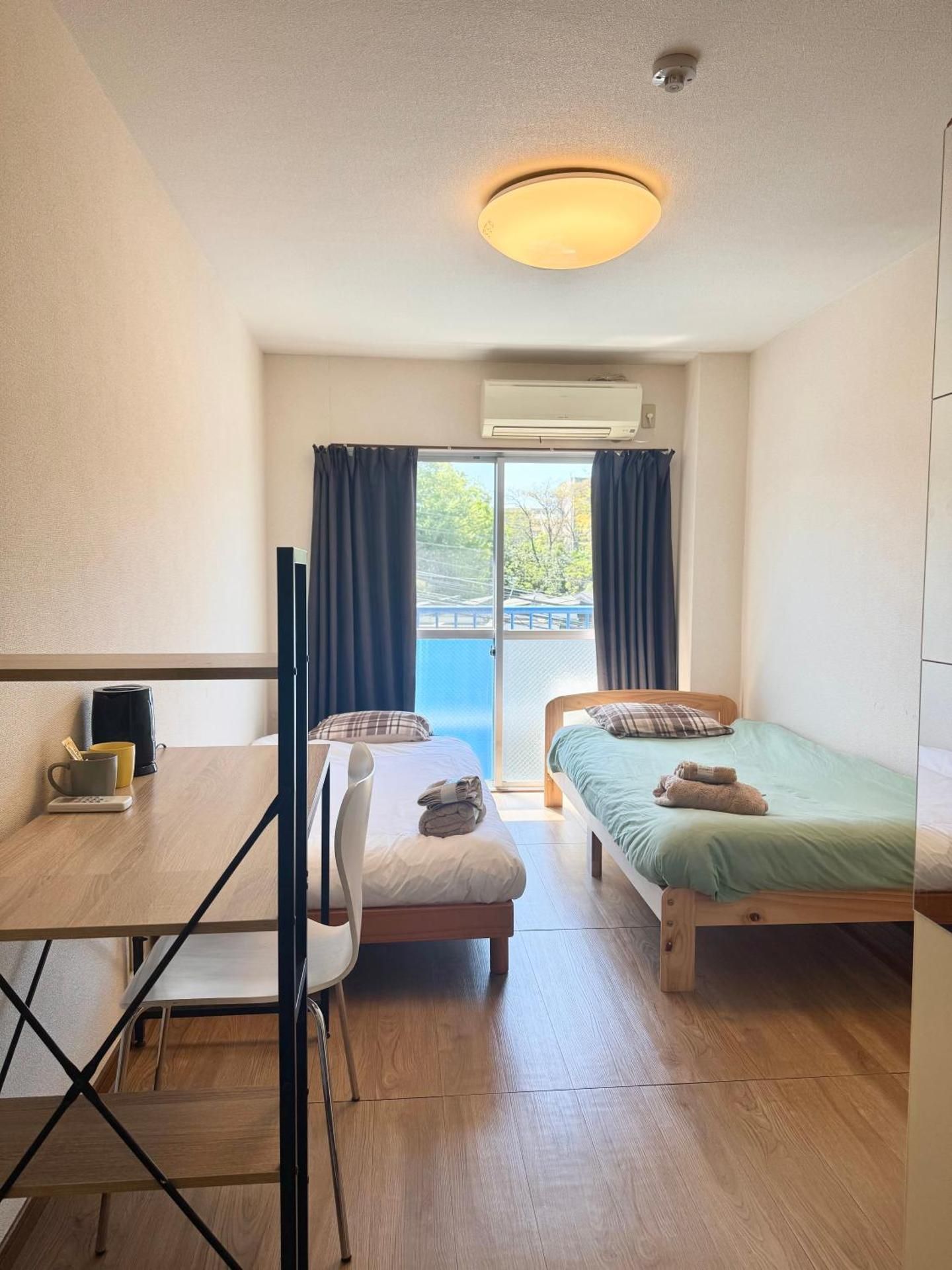 Studio with Balcony