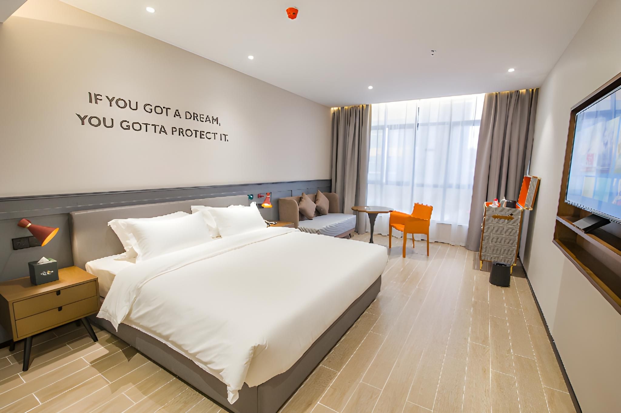 City Comfort Premier Hotel Shaoguan Wengyuan Jinxiu Plaza Dossen - Deluxe Bed Room