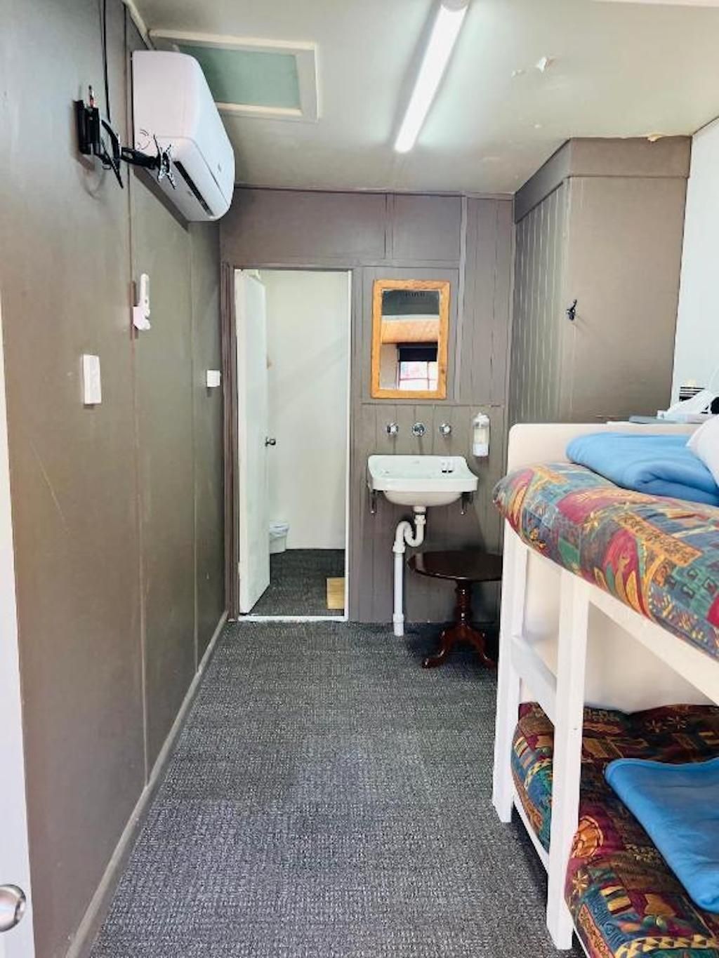 bunk bed private bathroom