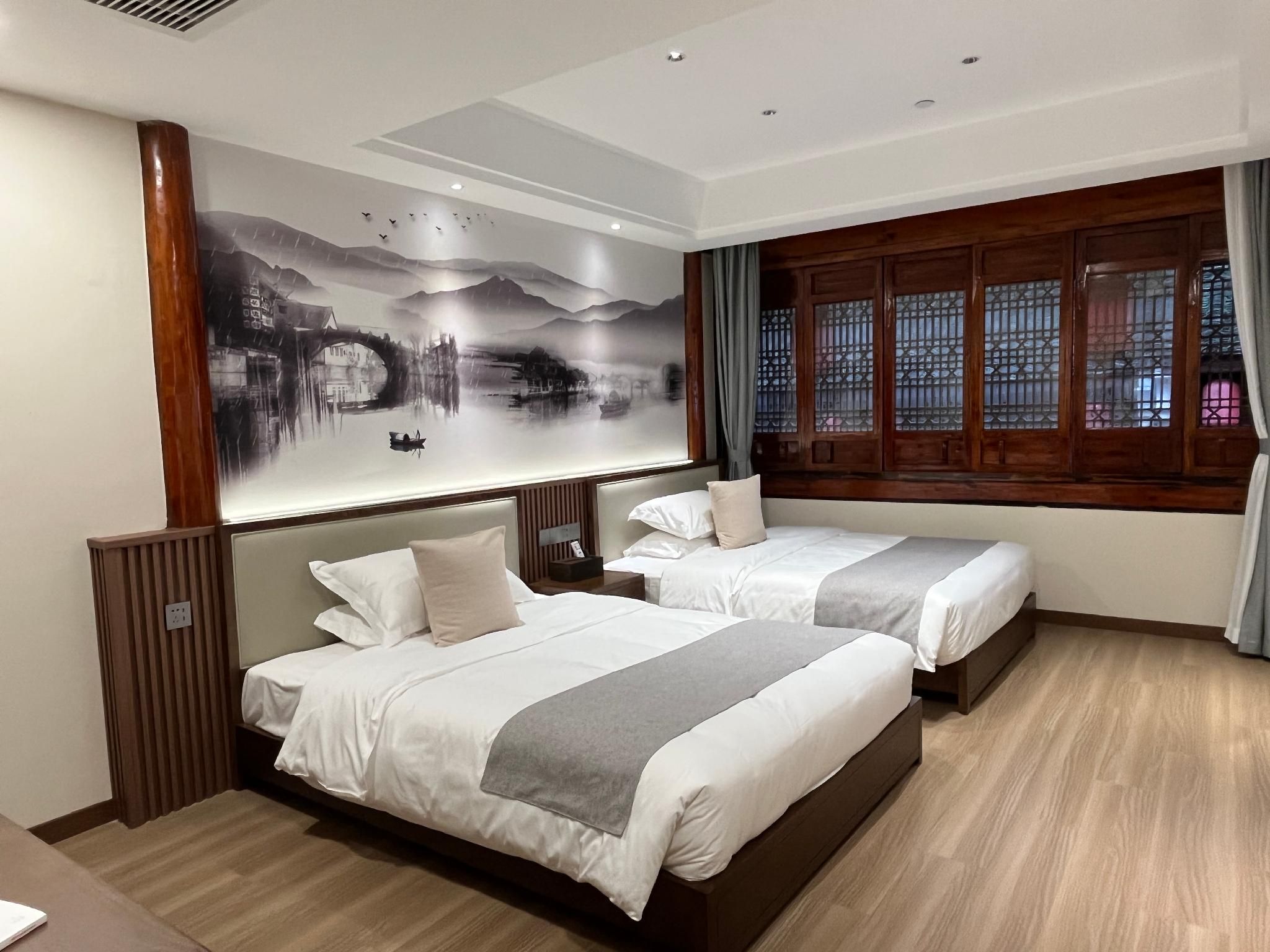 Floral Hotel·Jianshuige B&B (Keyan Scenic Area Family Suite with 2 Double Beds