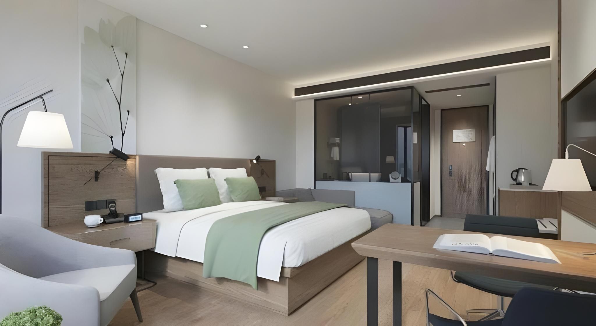 GreenTree Inn Tangshan Nanhu International Exhibition Center GTI - Zero Pressure Family Room