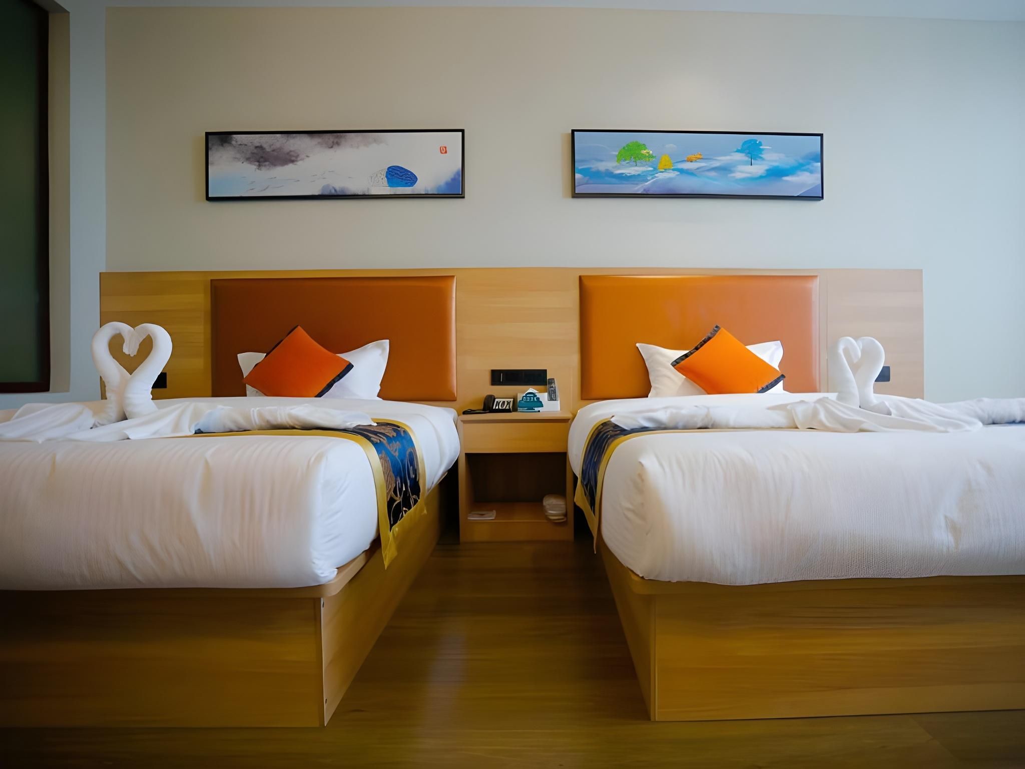 Green Tree Inn Express Tangshan Yueting County Bus Station Twin Bussiness Room 2