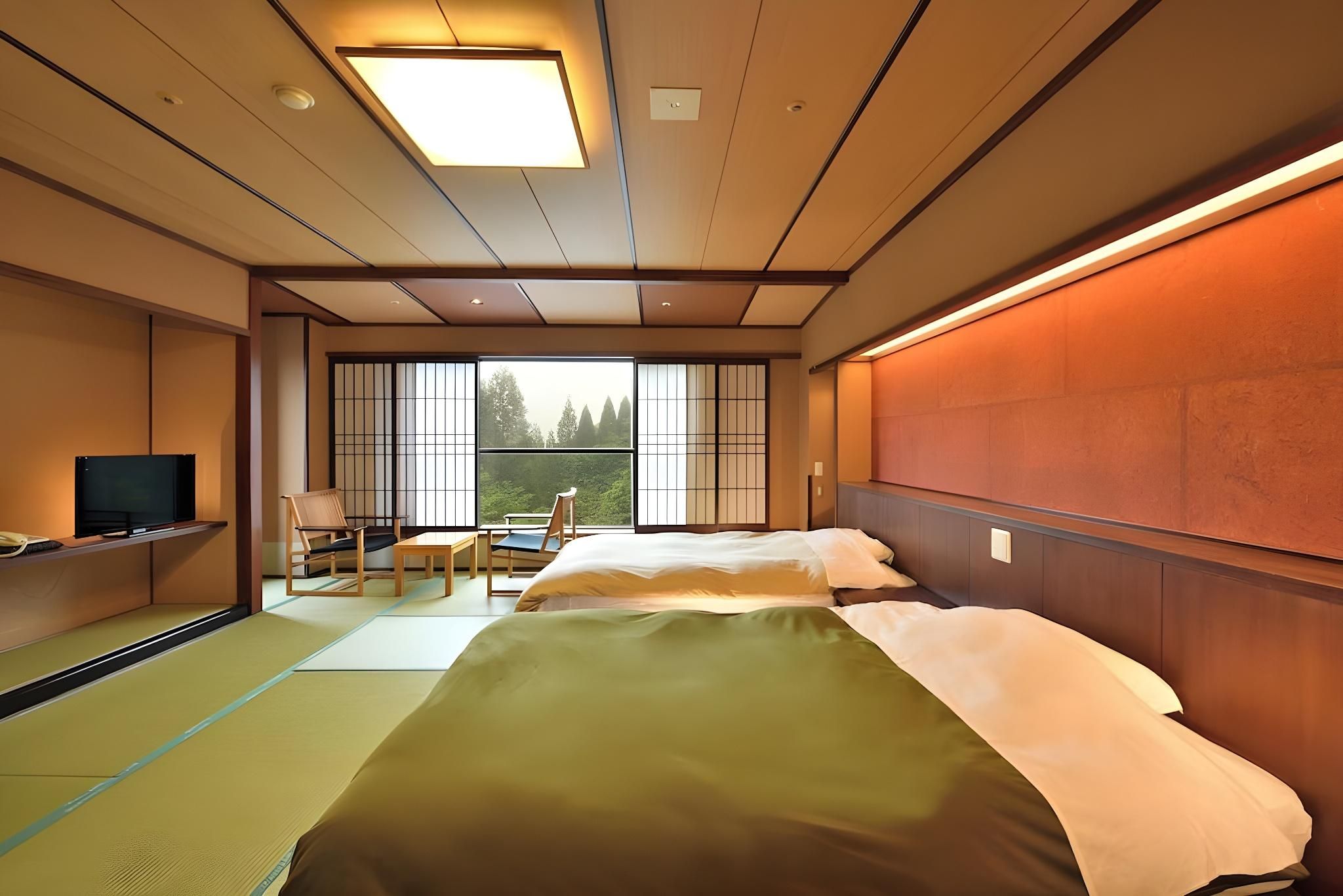 Modern Japanese-Style Room without Indoor Bathtub