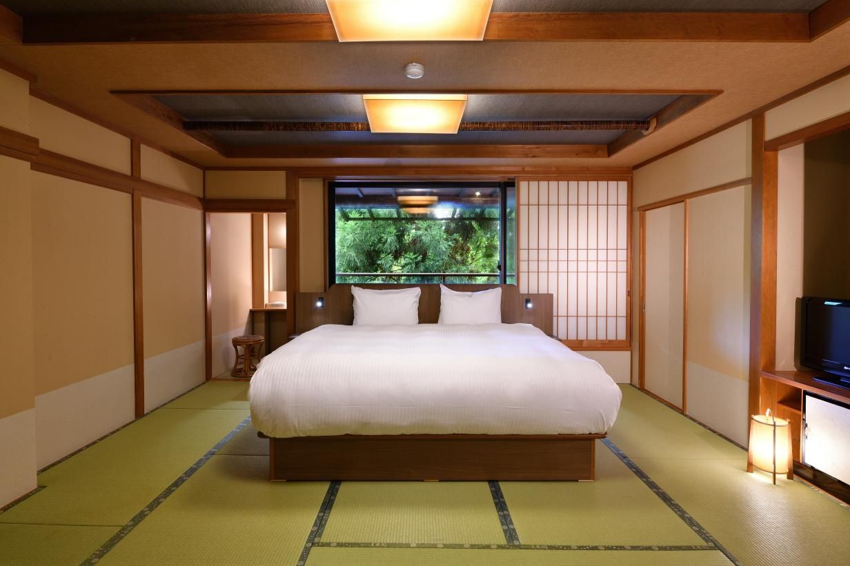 Hananosato Japanese-Style Double Room with Private Open-Air Bath