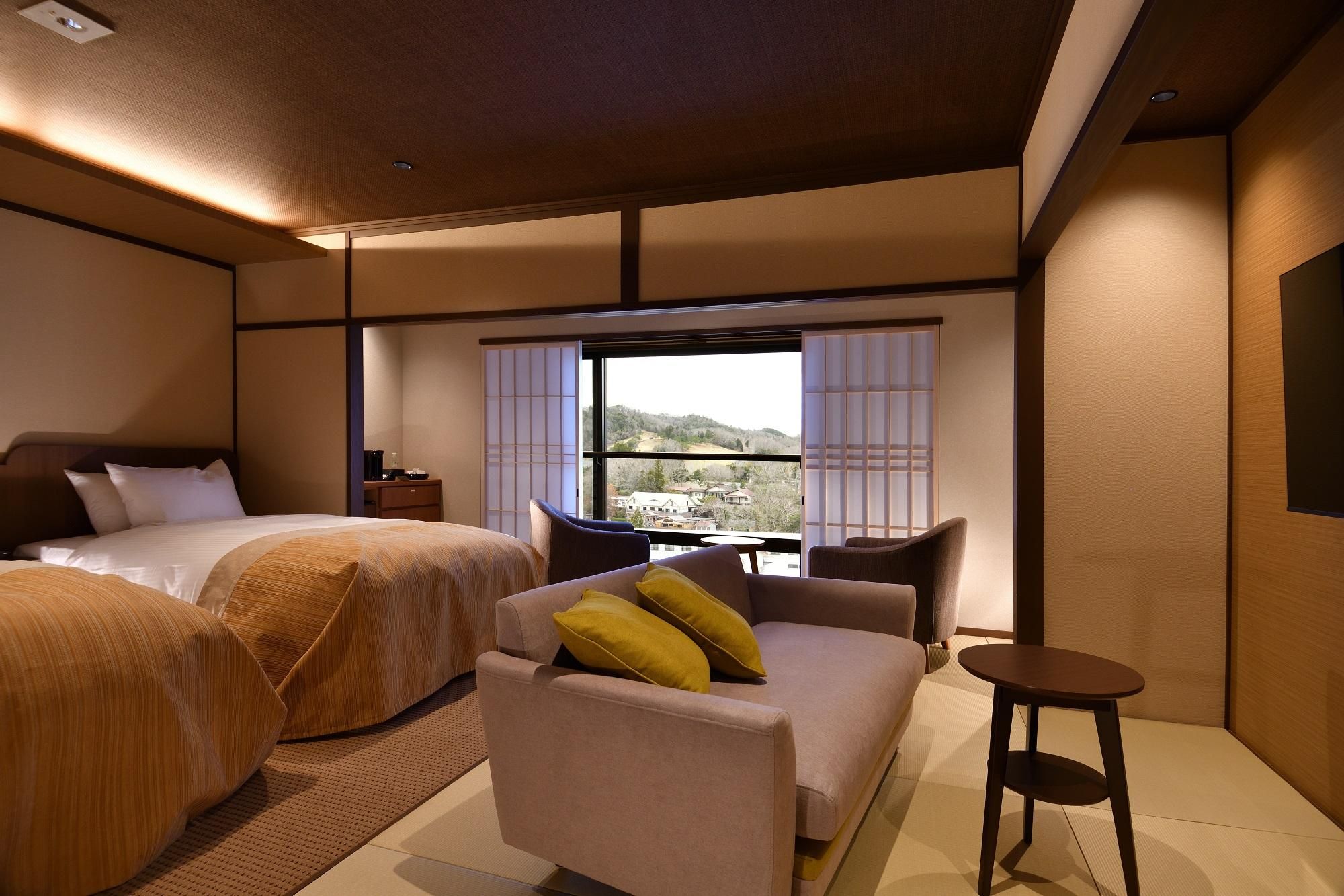 Japanese-style Semi-Suite Room with Twin bed