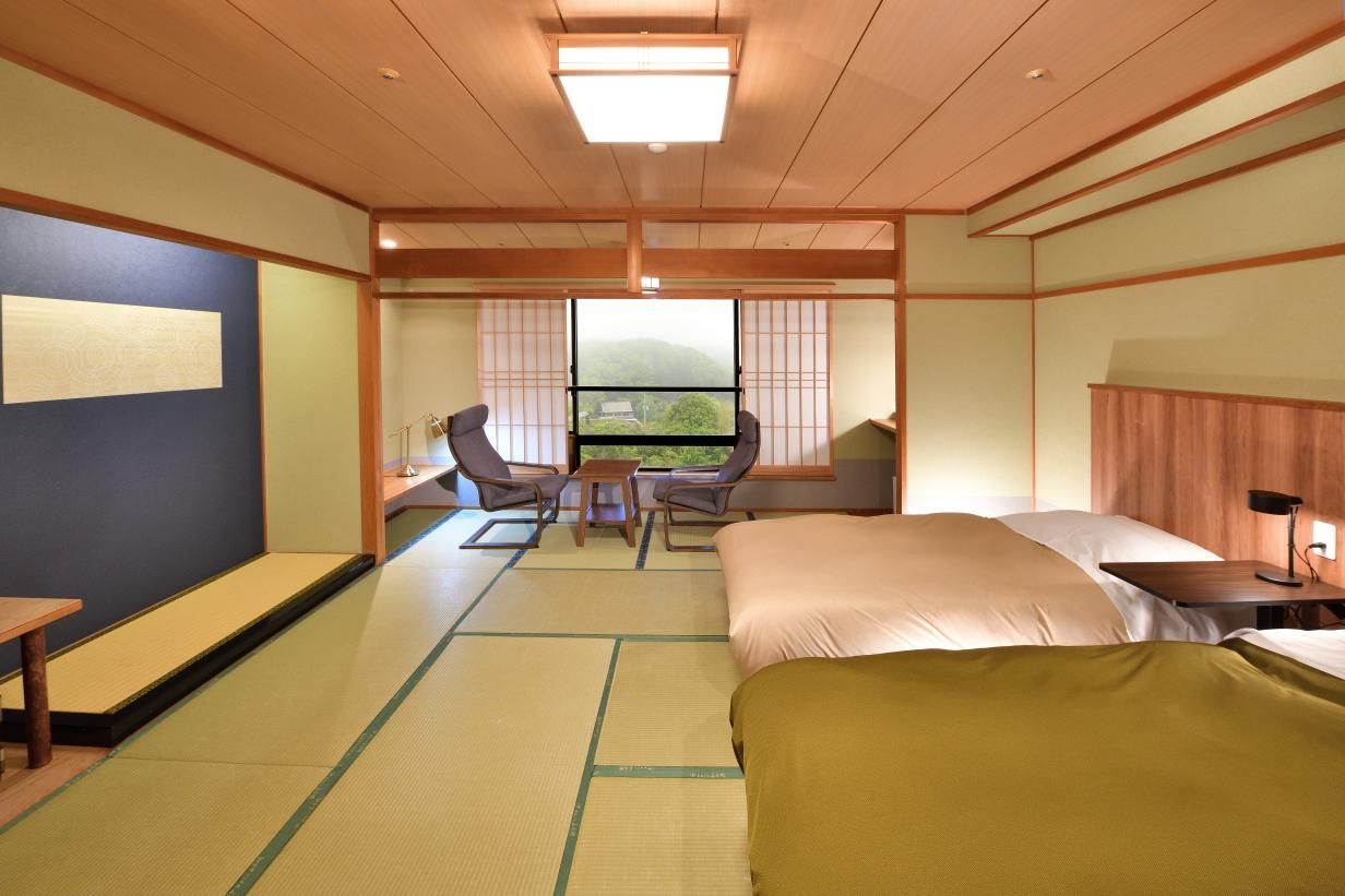 Japanese-Style Twin Bedroom without Indoor Bathtub - Non-Smoking