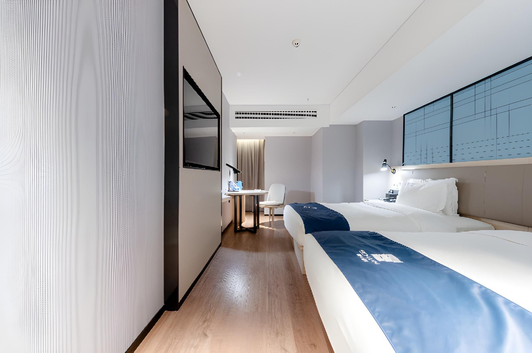 Echarm Hotel Wuhu Pedestrian Street High-speed Railway Station Dossen - Superior Twin Room 2